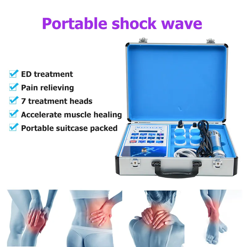 肩の痛みの治療のための最新の体外衝撃波療法携帯用衝撃波