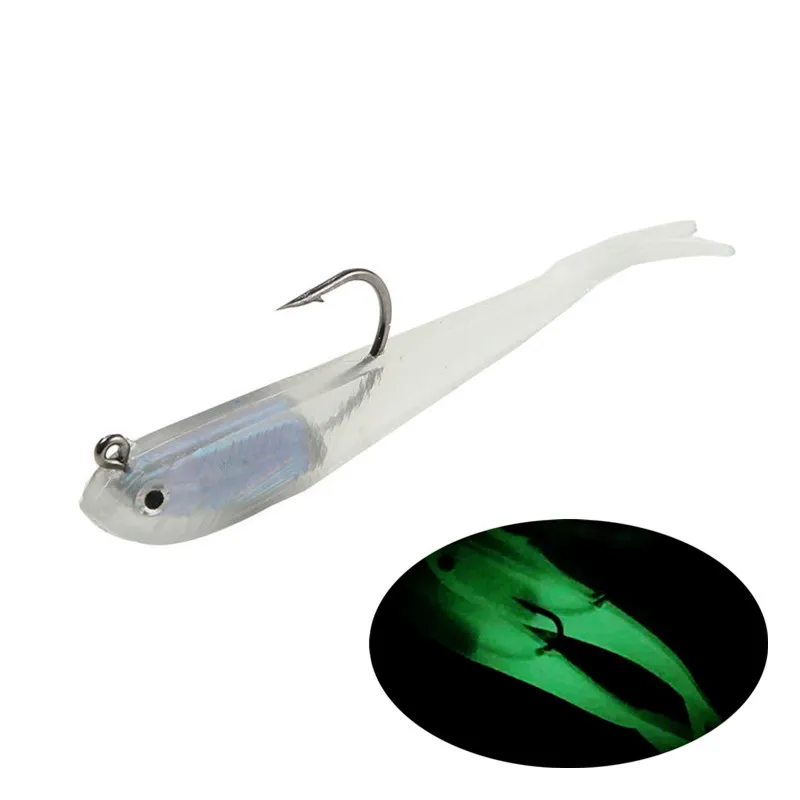 7.5cm 6g Bionic Fish Hook Soft Baits & Lures Jigs Single Hooks