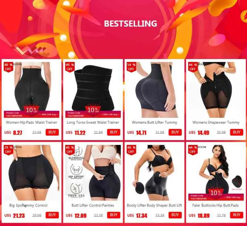 POP CLOSETS Hip Pads for Women Shapewear with Wrap Belt Hip Dip Pads Hip  Padded Enhancer Tummy Control Butt Lifter Panties