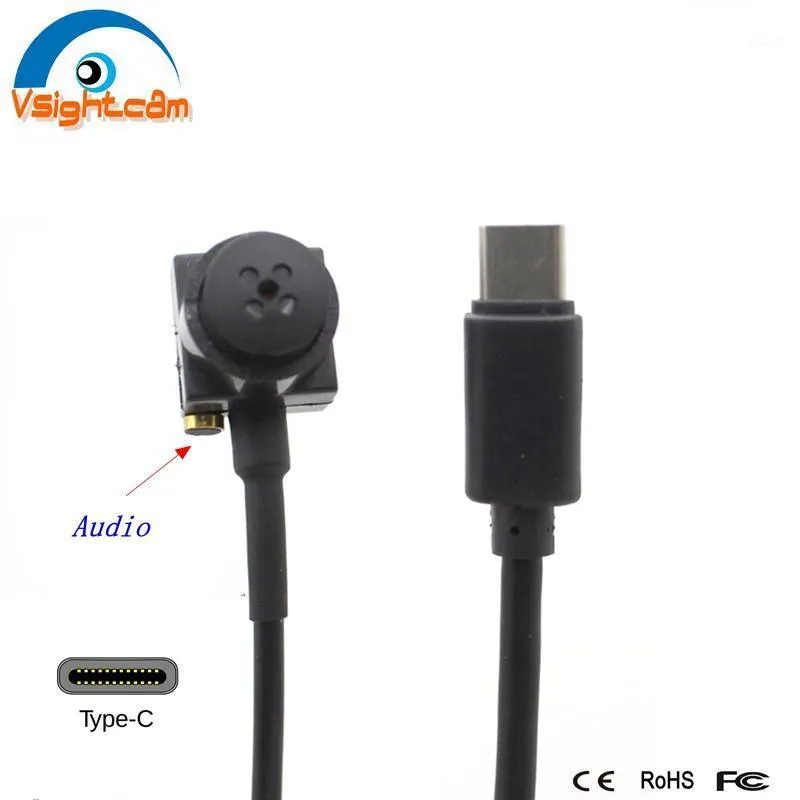 Cameras 15*15mm Mini USB Camera 720P1080P Type C Micro Button UVC CCTV Used To Android Mobile Phone1