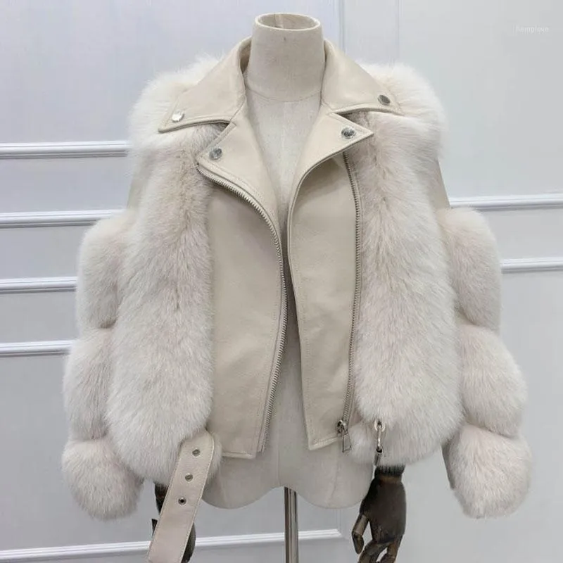 2020 New Automne Winter Femmes Faux Fourrure Veste épaissie Épaisseur Manteaux de fourrure artificielle chaude Cuir Veste Femelle Femme Parkas Plus Taille1