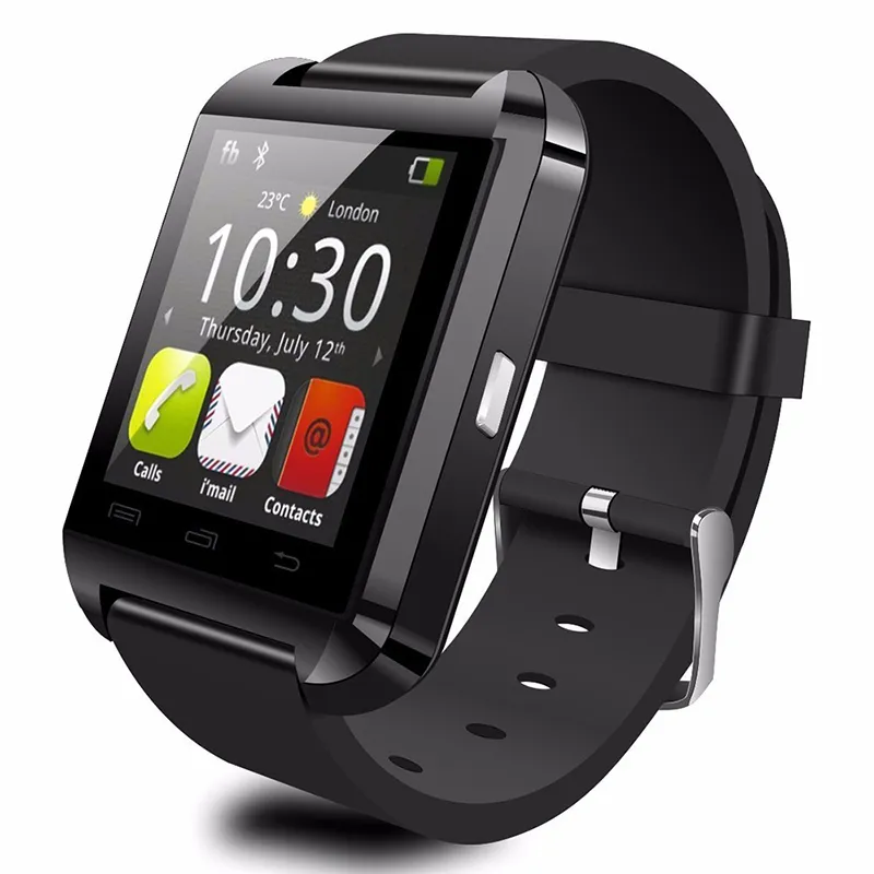 Bluetooth U8 Smart Watch WristWatch U8 U Watches for iPhone HTC Android Phone Smartphones 3 Colors Smartwatch Smart Bracelet DHL