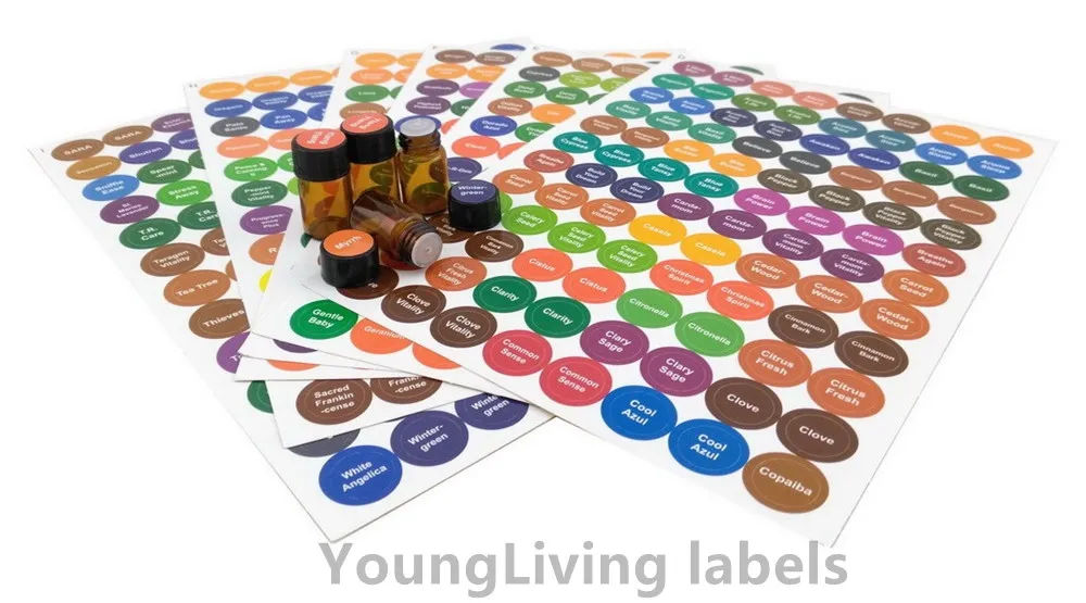 youngliving essential oil labels