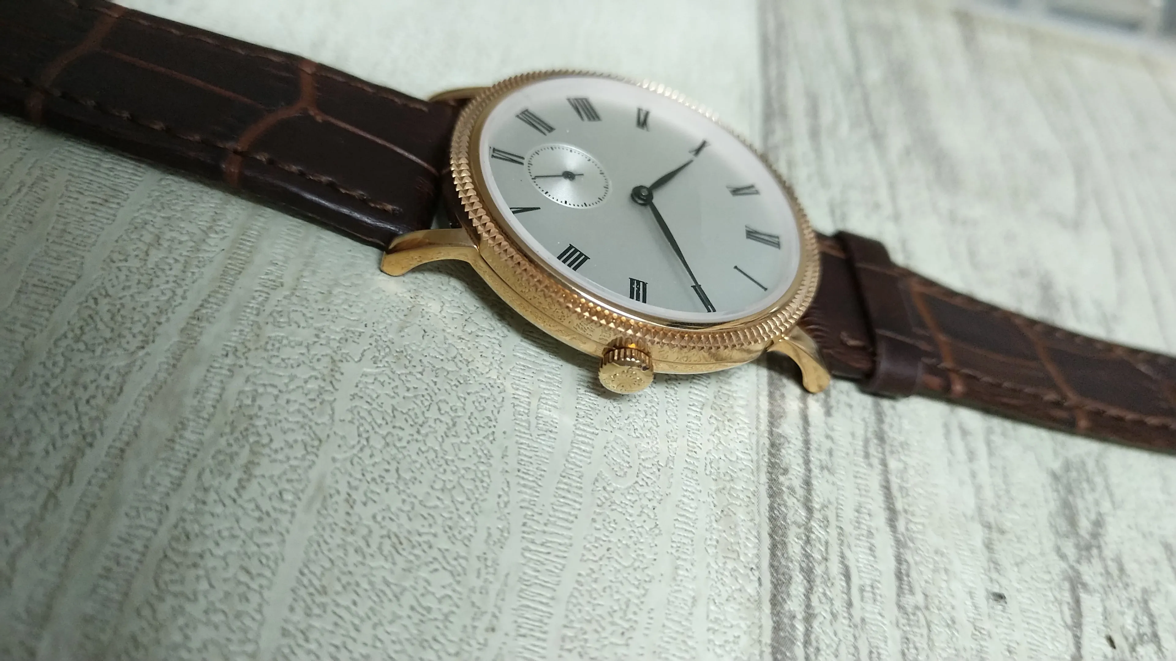 Classic Watch Mechanical Hand Wind Movement Watches For Man Woman