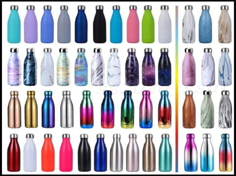 En son 17 oz paslanmaz çelik 80 renk kola şişe Termos Spor Potu Yetişkinler ve çocuklar için favori, ücretsiz gönderim, Destek Özel Günlüğü