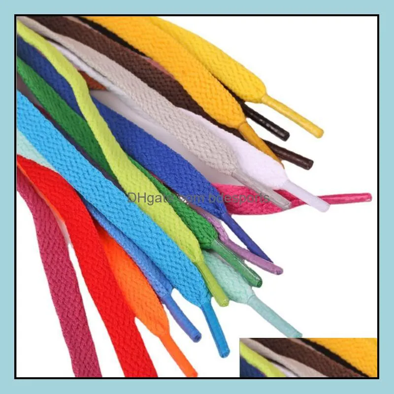 2021 Colorful Shoelace For Running Basketball Casual Sports Shoes Black White Orange Fashion Sneakers Trainers Lace utility Shoelaces