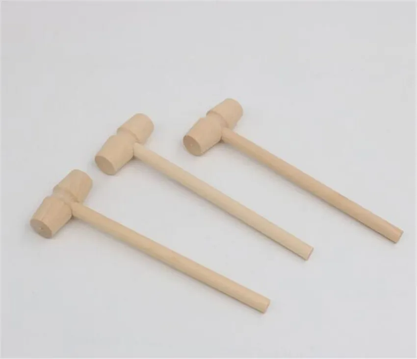 Mini Wooden Hammer Balls Pounder Replacement Wood Mallets Jewelry DIY Crafts