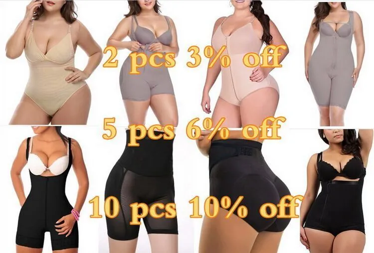 Underbust Full Bodysuit For Women Waist Trainer Push Up Shapewear Plus Size  6XL Body Shaper Modeling Black Beige Underwear Y200706 From 50,6 €
