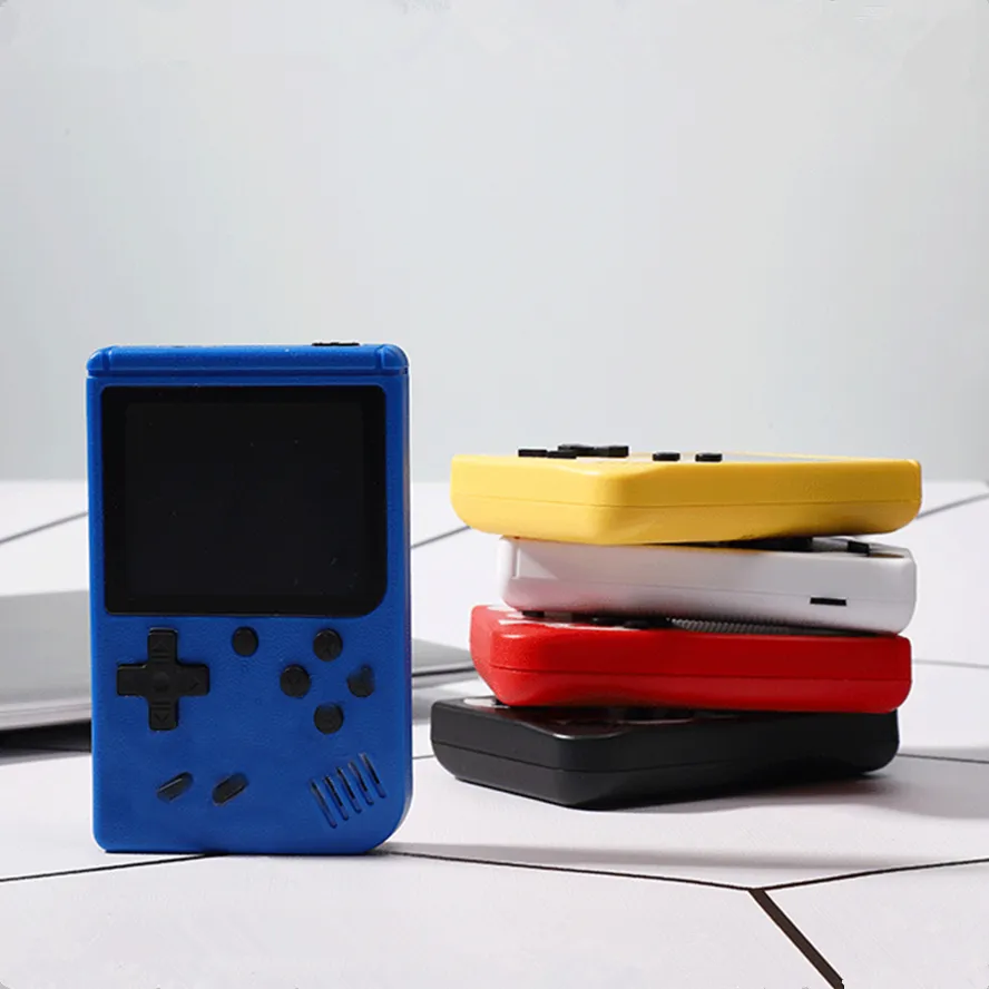 Mini Retro Handheld Portable Game Players TV Video Console Mango nostálgico Puede almacenar 400 juegos Pantalla LCD colorida de 8 bits 5 colores El mejor regalo