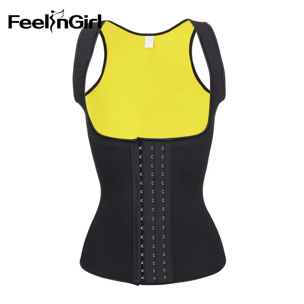 Feelingirl Womens Sweat Feelingirl Body Shaper Tummy Fat Burner Slimming  Vest Weight Loss Shapewear Neoprene Waist Trainer 3 Hooks 201211 From  Linjun09, $10.69