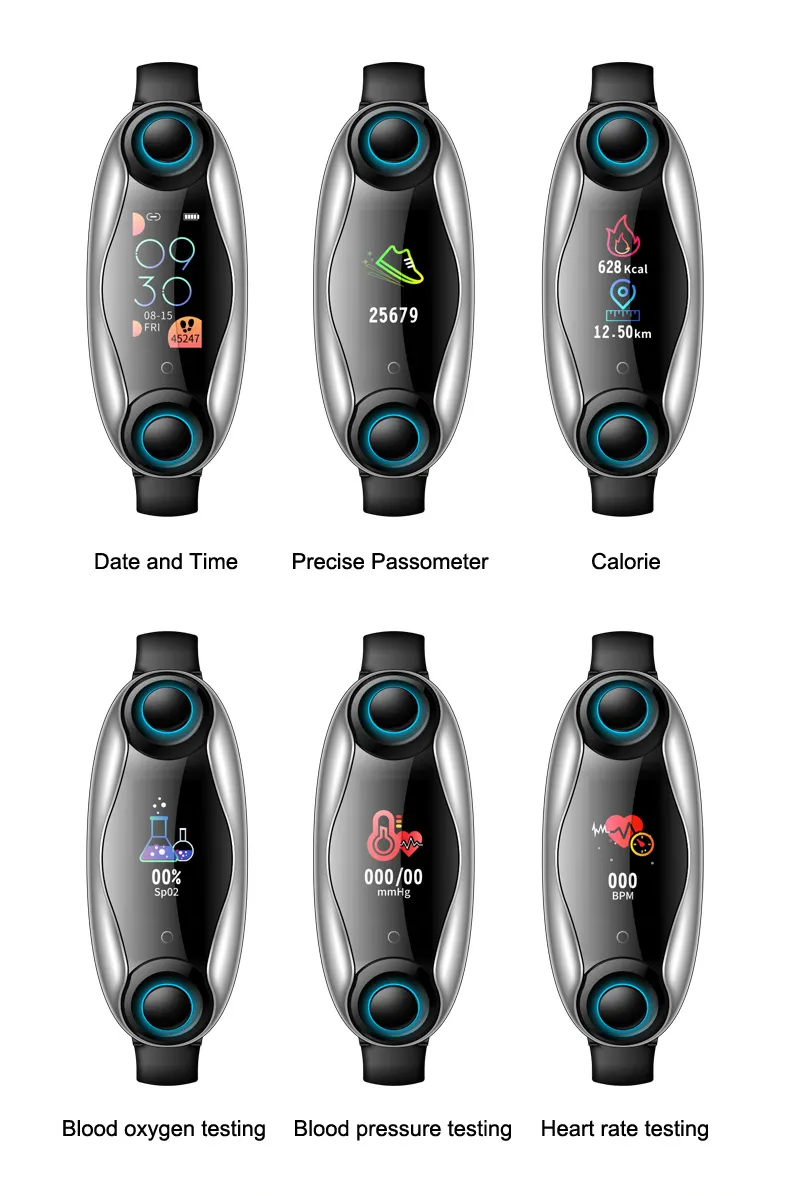 T90 smart online tws earbuds bracelet