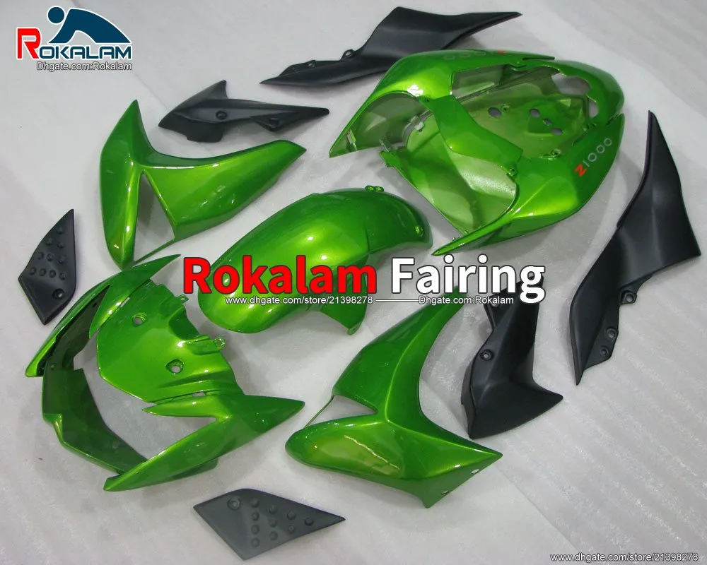 Eftermarknaden Fairing Cover 2008 2009 för Kawasaki Z1000 Z 1000 07-09 Motorcykel Bodyworks Fairings