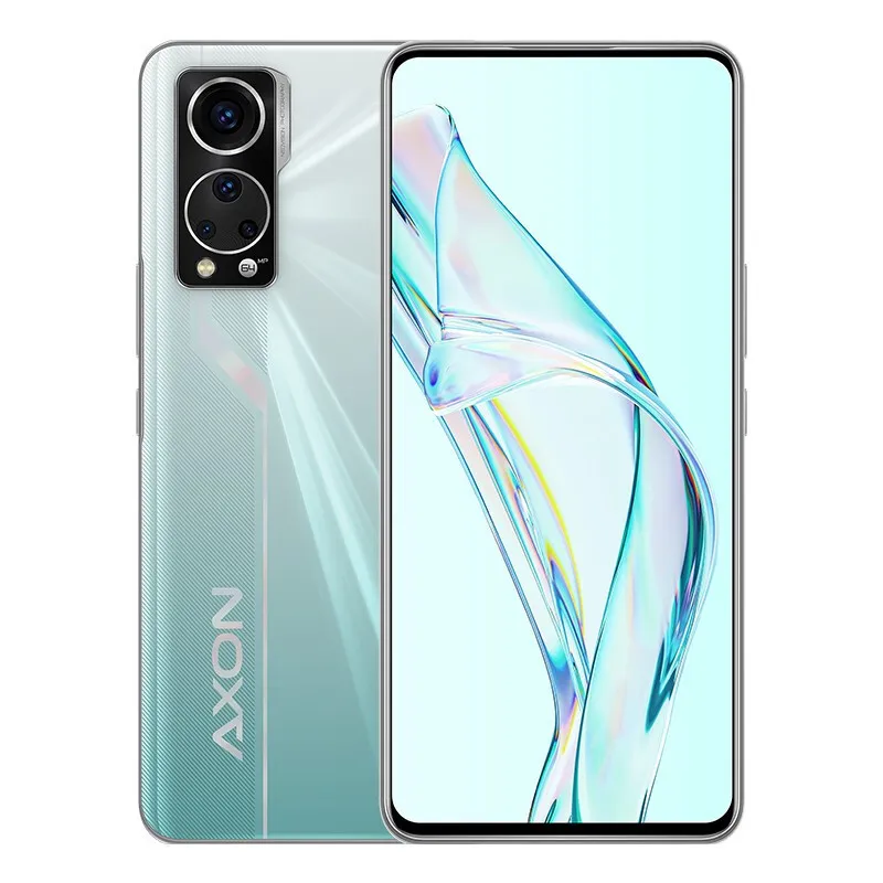 الأصلي zte axon 30 5g الهاتف المحمول 12GB RAM 256GB ROM Octa Core Snapdragon 870 Android 6.92 "OLED تحت شاشة العرض 64.0MP AI NFC الوجه معرف بصمة الهاتف الخليوي الذكية