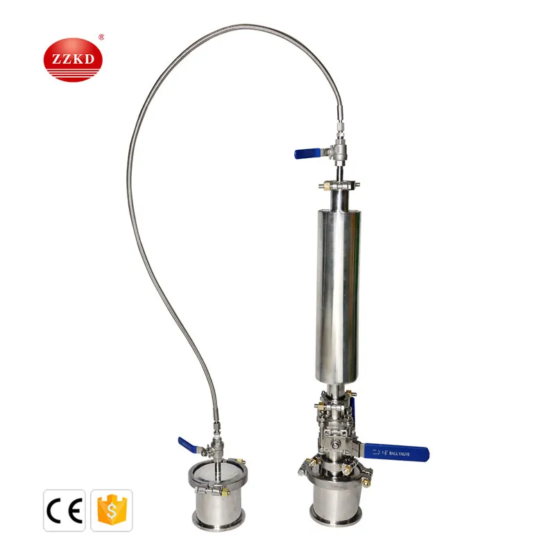 ZZKD Lab Supplies 0.25LB Closed Loop Extractor, for High-Safety Industrial Equipment, Used to Extract Materials From Plant Leaves