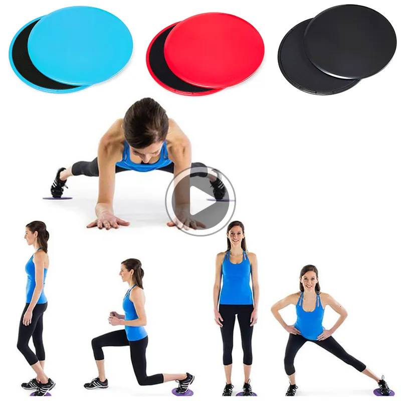 O8OW 4PCS Fitness Gliding Discs Gym Slider Fitness Disc Übung Core-Slider Cross Training Gleitscheibe Equipment Trainings