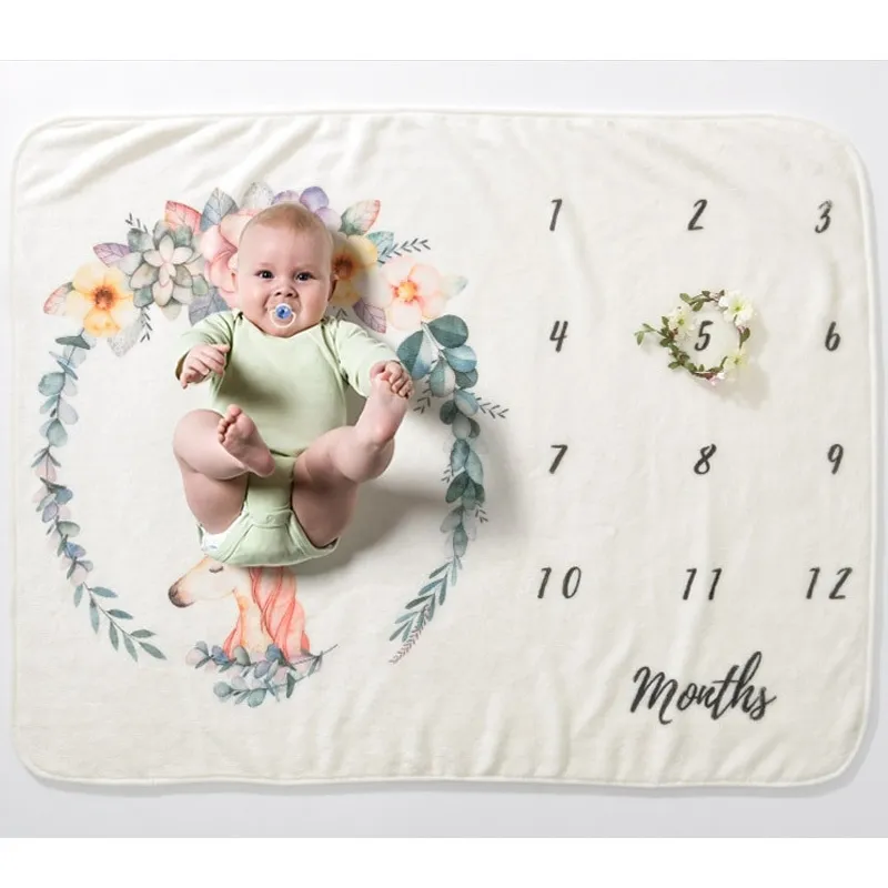 Diy baby sales milestone blanket