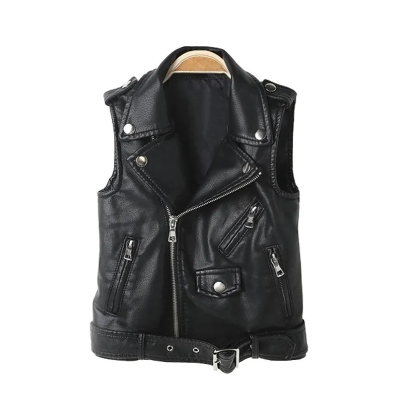 Kids faux on sale leather vest