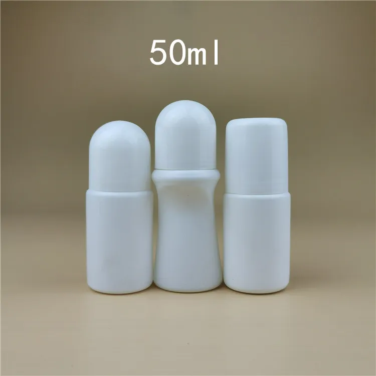 50ml Empty Ball Body Lotion Antiperspirants Underarm Deodorant Roll on Bottles Fragrance Smooth Dry Perfumes Containers 50pcs