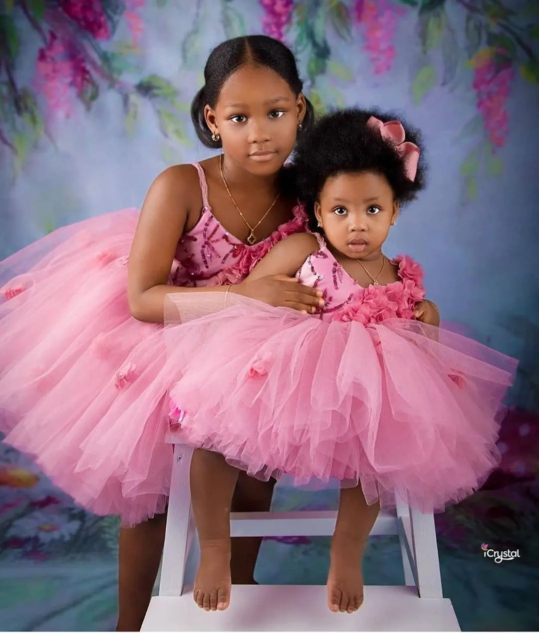 Flower tutu dress top