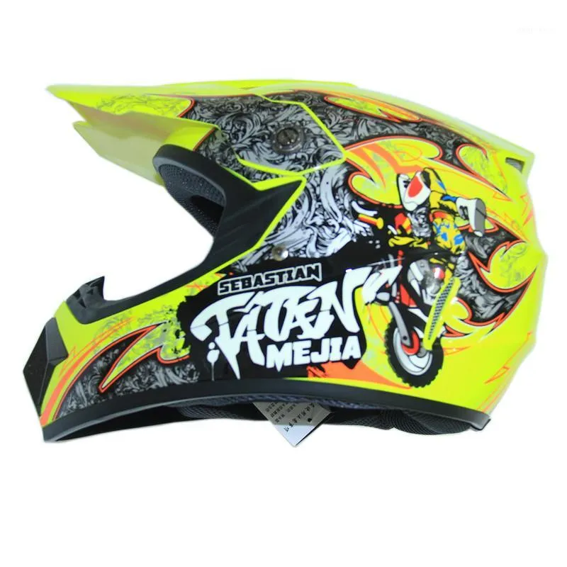 Motocicleta adulto criança motocross fora de estrada capacete atv bicicleta da sujeira downhill capacete de corrida cruz capacetes1259l