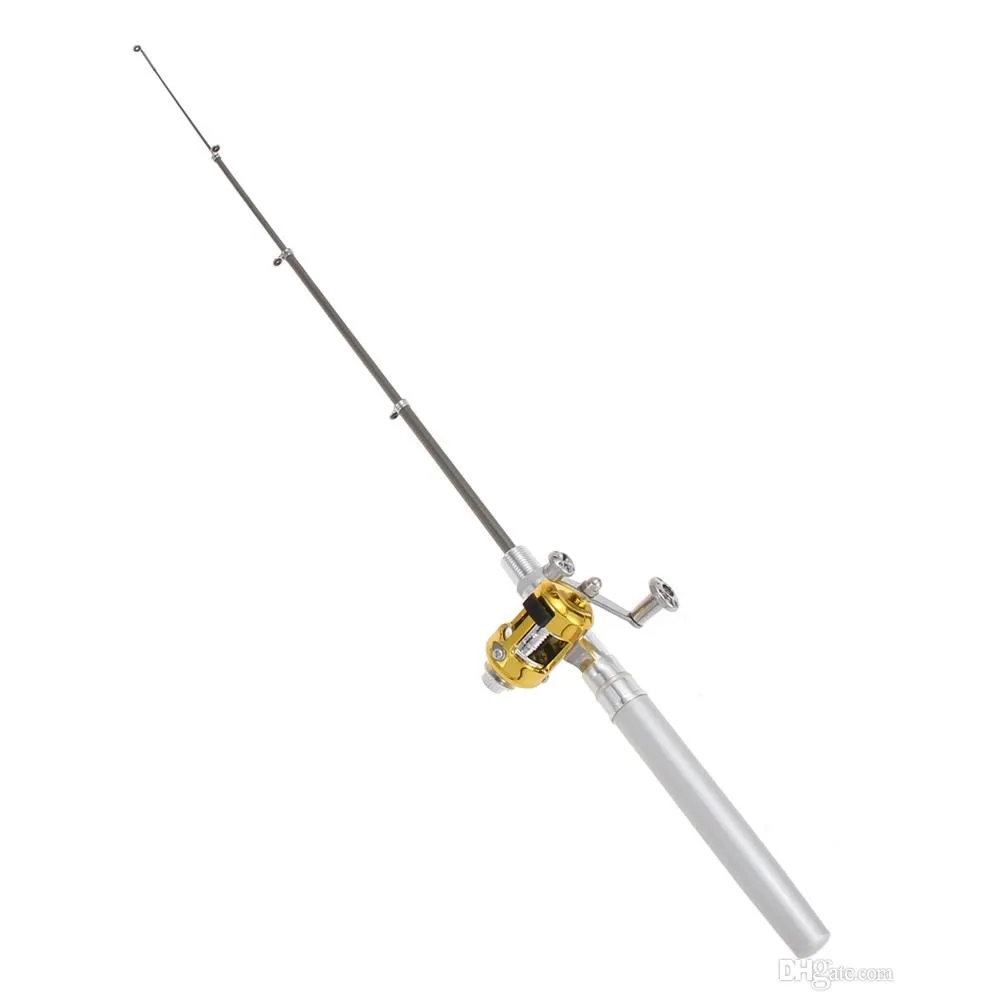 Mini Pocket Telescopic Fishing Rod & Reel Combo | Aluminum Alloy Pen Pole - Lightweight Travel Size (20cm/8in) Mini Pocket Telescopic Fishing Rod & Reel Combo | Aluminum Alloy Pen Pole - Lightweight Travel Size (20cm/8in)