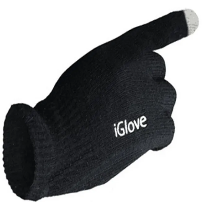 Moda Unisex iGloves Guanti toccati per cellulare colorato Uomo Donna Guanti invernali Guanti da guida per smartphone neri caldi 2 pezzi al paio