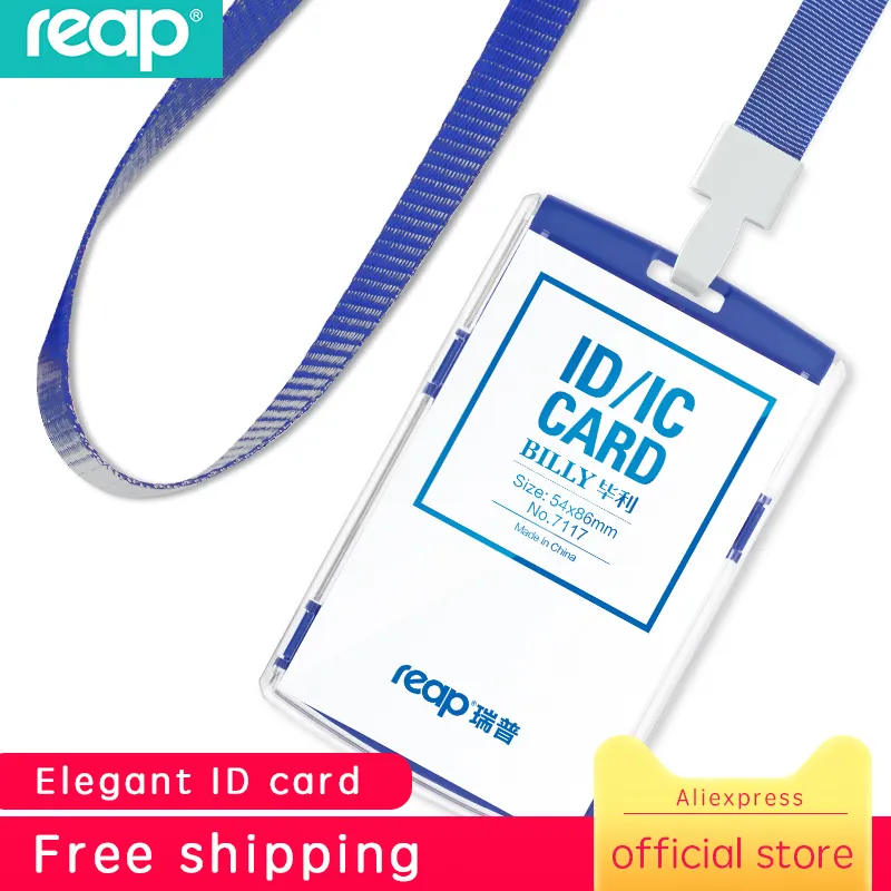 Wholesale Durable Reap Plastic ID Badge Holder, Standard Credit Card