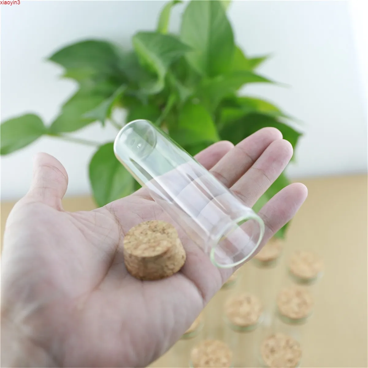 12 Pieces 30*100mm 50ml Corks Glass Bottle Stopper Spicy Storage Container Jars Vial DIY Crafthigh qualtity