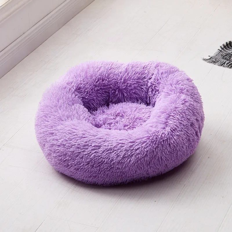 Cama Relajante Para Perros Con Donut XL, Cojín Redondo Con