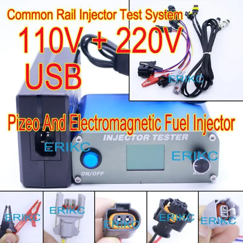 Diagnostic Tools ERIKC High Precision Common Rail Injector Tester For Testing Piezo-electric Fuel Uncommon Inejction Nozzle1
