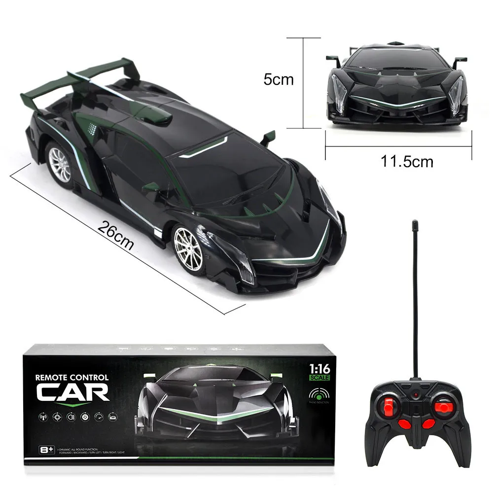 Hipac RC Car Drift 1 24 Remote Control Car Toys Audio Toys Sports Models Remote controlled Cars boys Toys for Children LJ200918