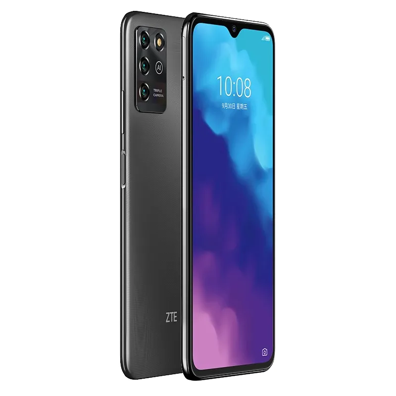 الأصلي zte بليد V2022 4G LTE الهاتف المحمول 4GB RAM 64GB 128GB ROM Octa Core SC9863A Android 6.82 "60HZ كامل الشاشة 16MP AI 5000mAh معرف الوجه بصمة الهاتف المحمول الذكية