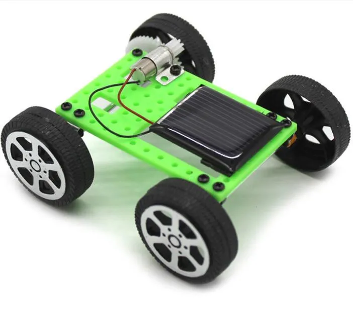 Science DIY solar toys car kids educational toy solar Power Energy Racing Cars Experimental set of popular toys