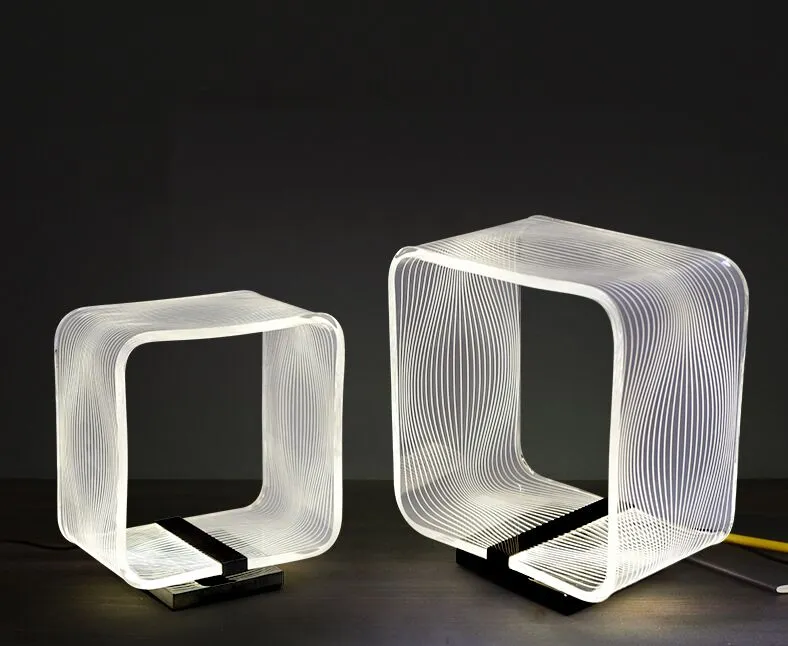 LED-tabelllampa LED-läslampa Nyaste Design Tabelllampa LED 5W Fashion Design Acrylic Bordslampa