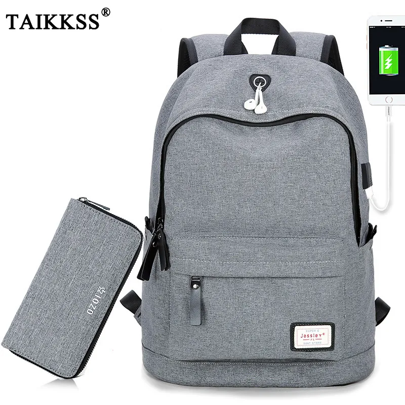 2021 New Fashion Men Backpacks For 15.6 inches Laptop Bag Large Capacity Stundet Backpack Casual Style Bag Water Repellent