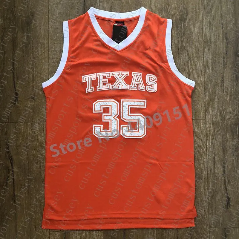 2019 Neues Kevin Durant Texas Longhorns College-Basketballtrikot für Herren, personalisierbar, mit beliebiger Namensnummer, XS-5XL