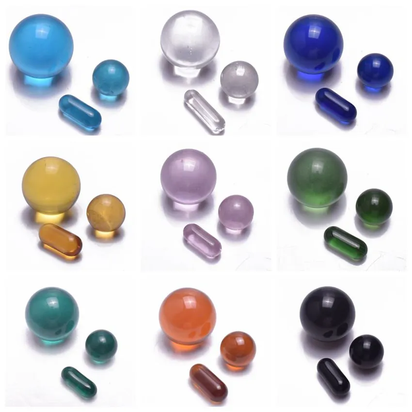喫煙アクセサリー12スタイルのTerp Pearls Balls Quartz Banger、Dab Rig、ガラス羽根のためのビーズ