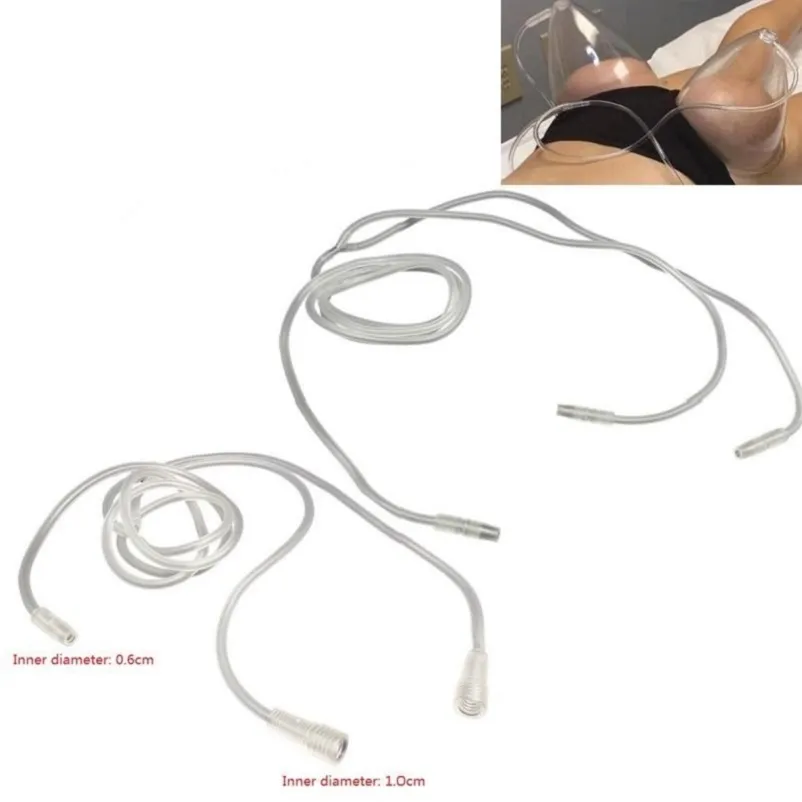 Tuyau de 3 Ports pour Machine de thérapie de Massage sous vide pompe d'agrandissement levage rehausseur de sein masseur tasse câble de Massage du sein