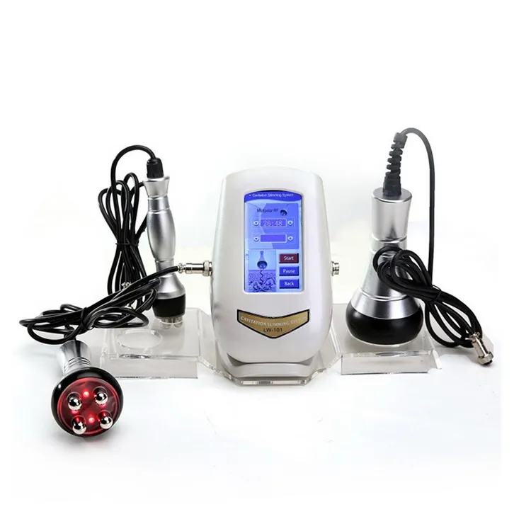 Corps ultrasonique de cavitation sous vide RF 3 en 1 40k HZ amincissant la machine pour la perte de poids et la réduction de la cellulite