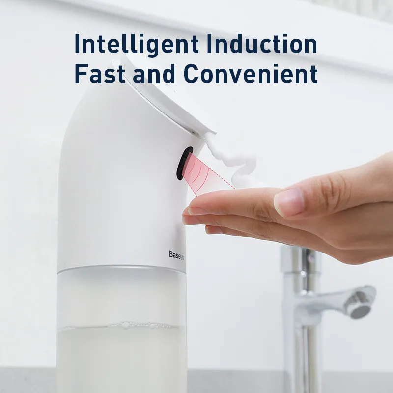 Baseus Интеллектуальный автоматический дозатор жидкого мыла Индукционное пенящееся устройство для мытья рук для кухни Ванная комната без жидкости Y20236C