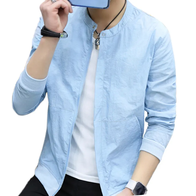 Compra Ropa Barata Verano Al Aire Libre Jacket Coats Masculina Ultra Ropa  Ligera Y Transpirable Hombres De La Capa De La Chaqueta Anti UV Cremallera  CORTAVIENTO 9965 201026 Barato | Entrega Rápida