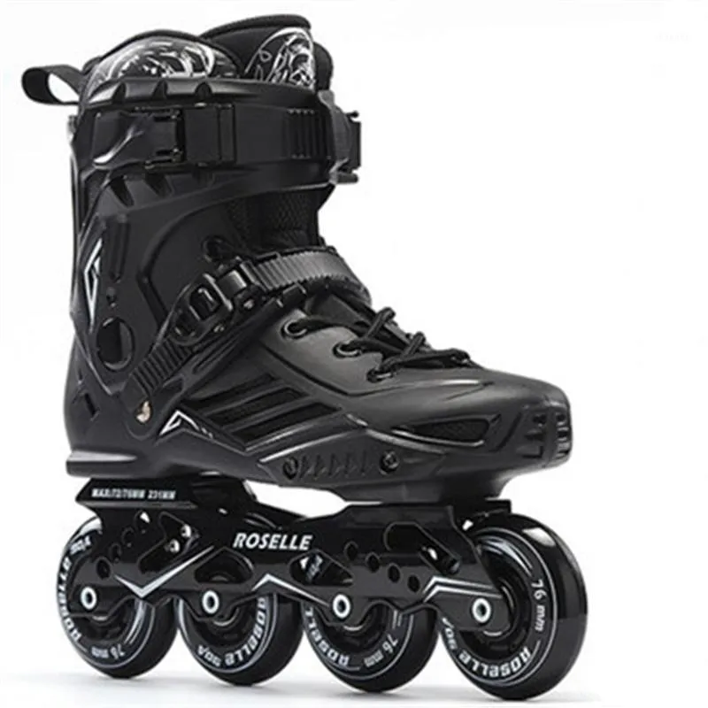 Roller skates Roselle Men Women inline schaatsenschoenen hoogwaardige glijdende patins 4 wielen professional1