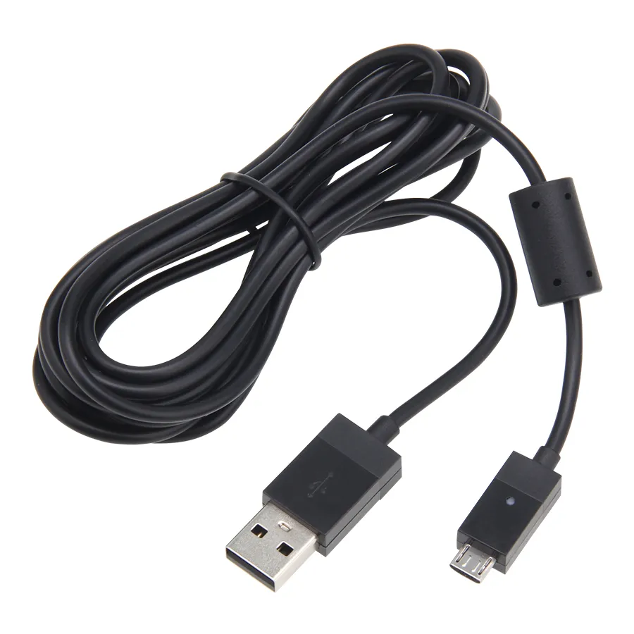 2,75m Micro USB Carregamento Cabo de Cabo de Alimentação Cabo de Cabo Para PS4 Xbox One Controllers