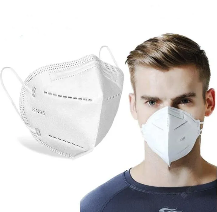 Groothandel masker wegwerp niet-geweven vouwen halve gezicht masker stof stofdicht winddichte ademhaling in anti-mist stofdichte outdoor maskers FY0006