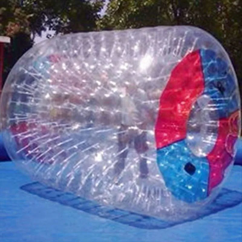 Rouleau d'eau gonflable roue de hamster humain marcheur balle zorbing pour  enfan