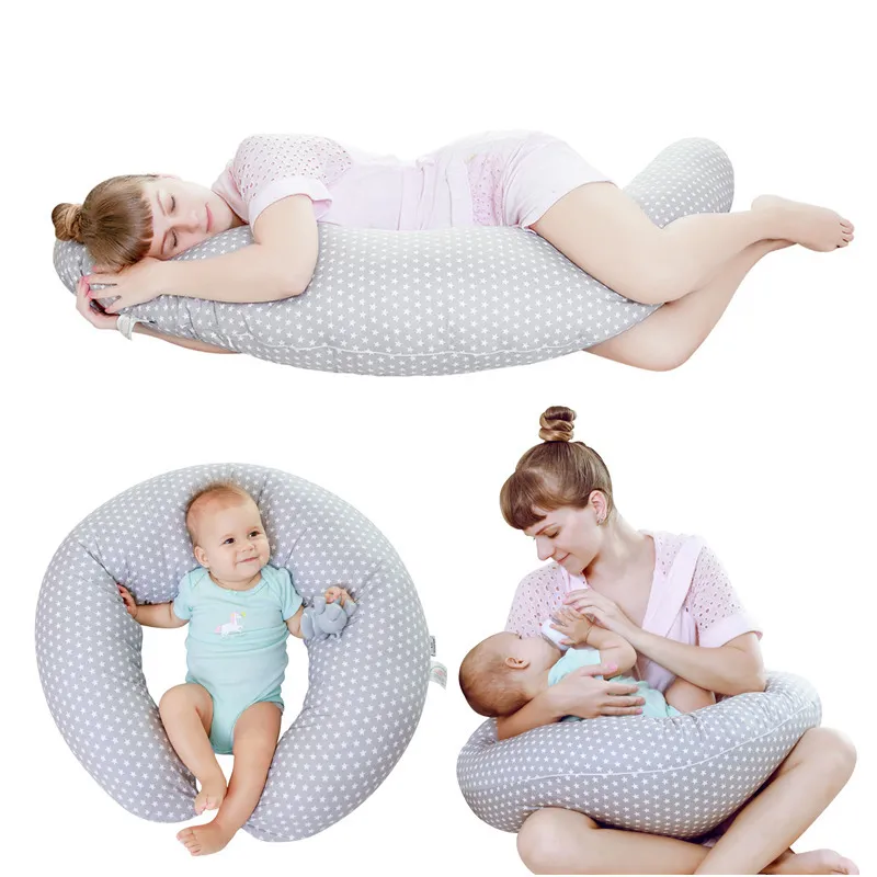 thumbnail image 2 of Nursing Pillow Cover, Ultra Soft Case For Baby Boy And Girls, Stretchy Removable Slipcover For Breastfeeding Pillows, Red Flower 2 of 11