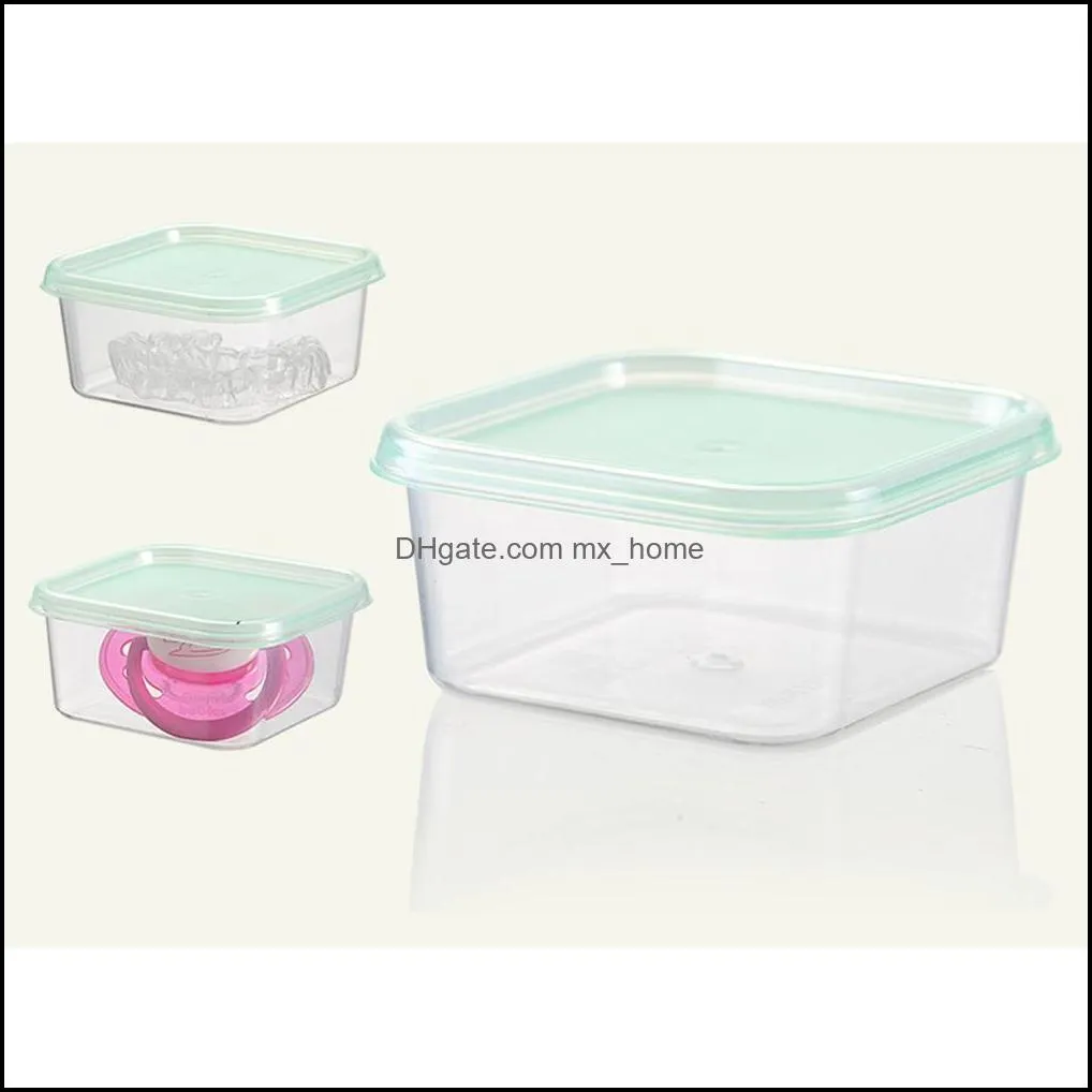 4 pcs/Set Portable Milk Powder Formula Dispenser Food Container Infant Feeding Storage Box for Baby Care Toddler Travel Food Box