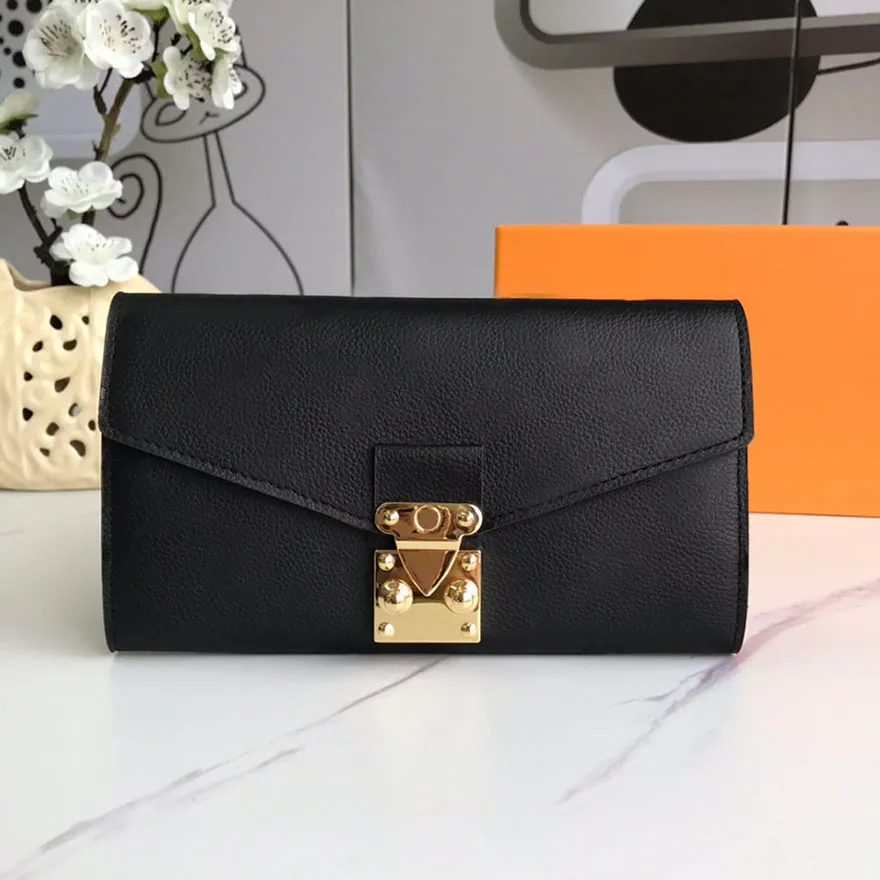 Cartera De Cuero Para Hombres Con Tarjetero Y Soporte Para Teléfono, Bolso De Mano Largo Y Elegante, Ideal Para Negocios, Regalo Para Padre, Hijo, Esposo O Novio, Negro, Classic