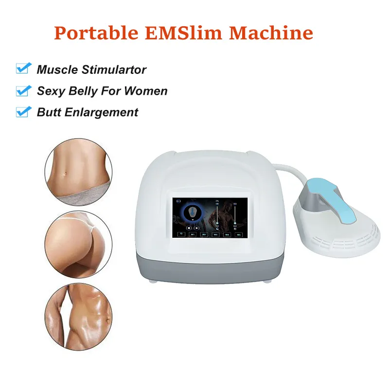 Portable Body Shaping Emt Slim Machine Mini Tesla Hem Använd Fettförlust Muskel Building Buttock Lift RF Vikt Förlorad utrustning