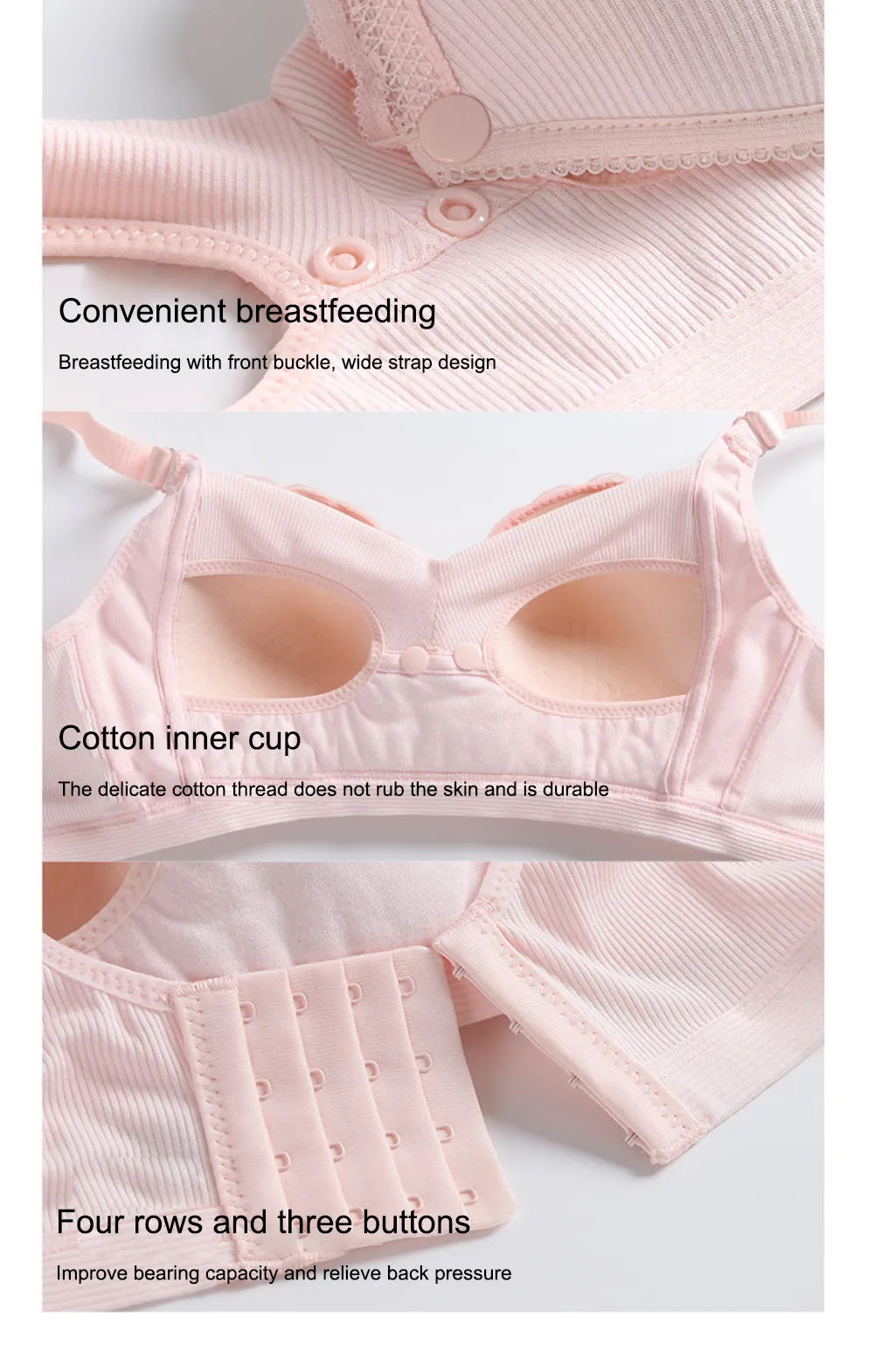 Maternity Nursing Bra Open And Comfortable Bra Underwear For Breastfeeding,  Pregnancy, And Intimate Moments LJ201125 From Jiao08, $13.18
